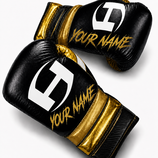 BLACK ROYALTY  | BOXING GLOVES | 100% LEATHER