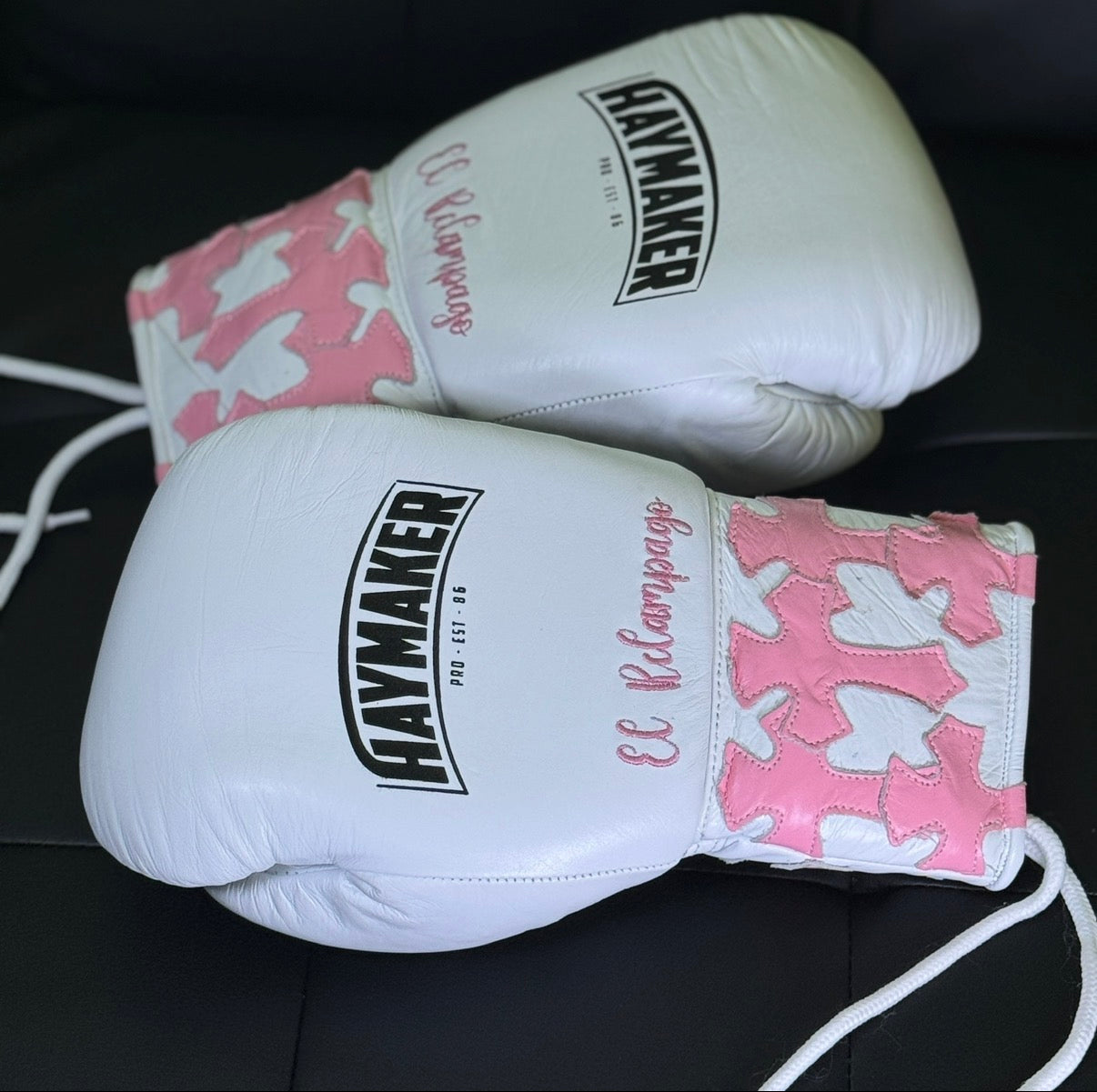 CRUCIFIX PINK | PRO ELITE GLOVES 100% LEATHER