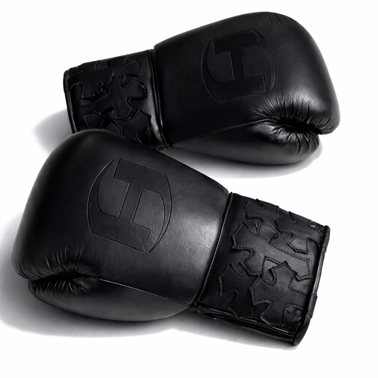 CRX001 BLACKOUT BOXING GLOVES | 100% LEATHER